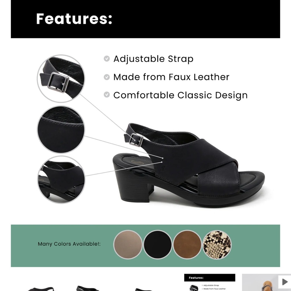 Solely Jane. Convertible shoes. NWT.